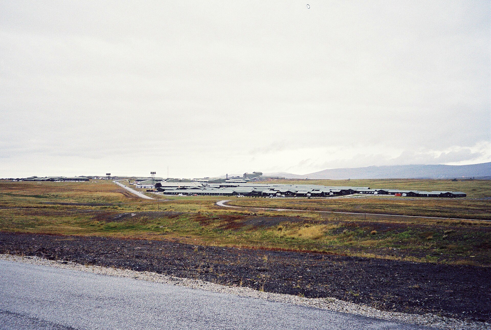 Base militar británica de Mount Pleasant en las Islas Malvinas