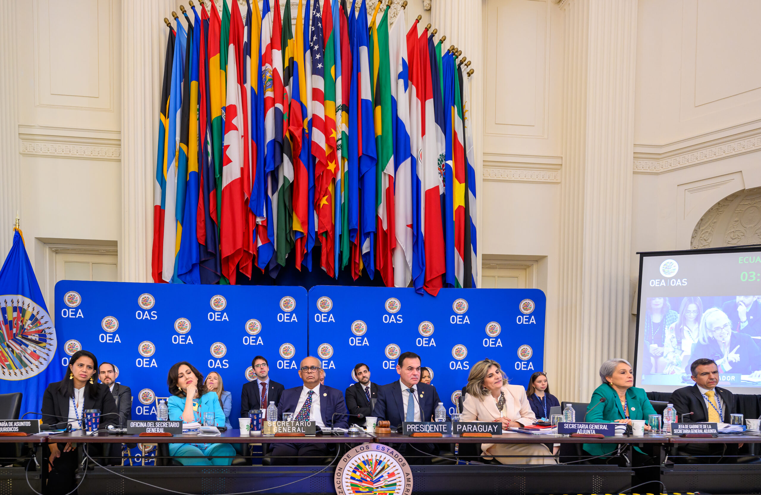 Reunión de consulta de la OEA sobre la situación en Nicaragua, celebrada en Washington el 2 de octubre de 2026.